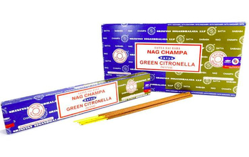 Благовония Satya Combo Nag Champa Green Citronella 16 гр - Благовония - Благовония - Магазин домашних увлечений homehobbyshop.ru